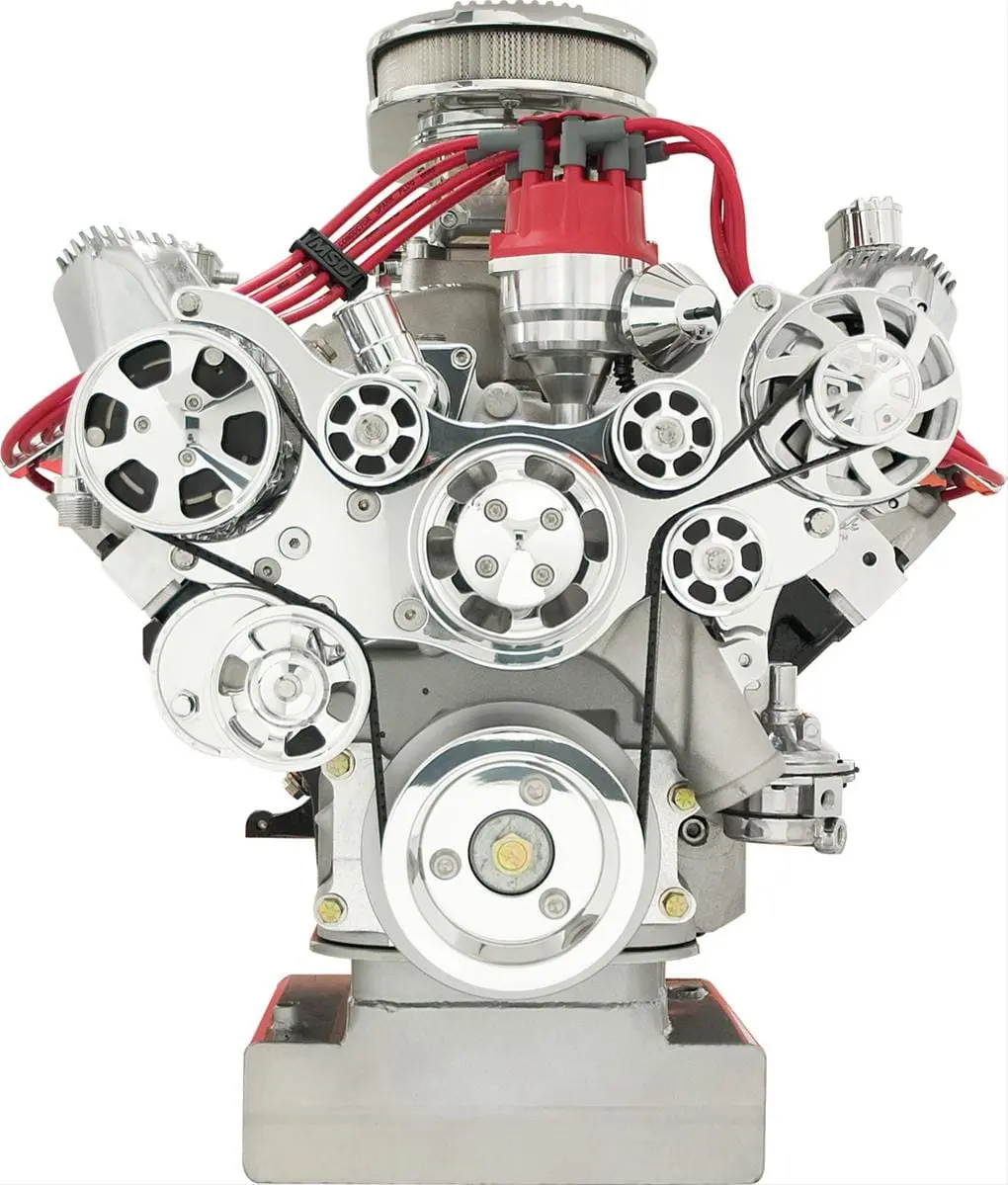 Billet Specialties Tru Trac Serpentine Drive Kit With A/C Compatibility 1