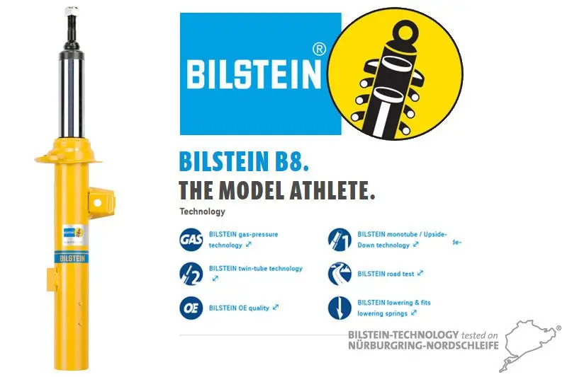 Bilstein B8 Performance Plus Shock Absorber Front Right - Bmw 1 Series E82 1M 1