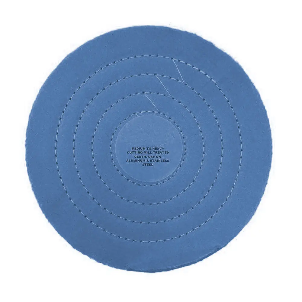 Blue Diamond Mill Treated Cotton Sewn Buffing Wheel 10 Inch Diameter 1