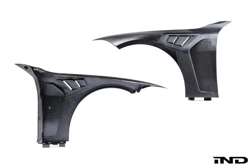Bmw M3 G80 & M4 G82 Carbon Fibre Front Fender Wings By Alpha-N (2021+) 1