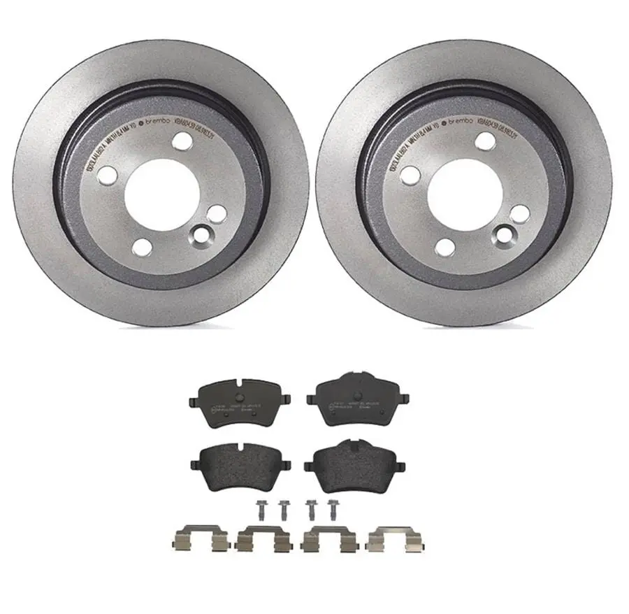 Brembo Kt04130 Front & Rear Disc Brake Pad And Rotor Kit 1