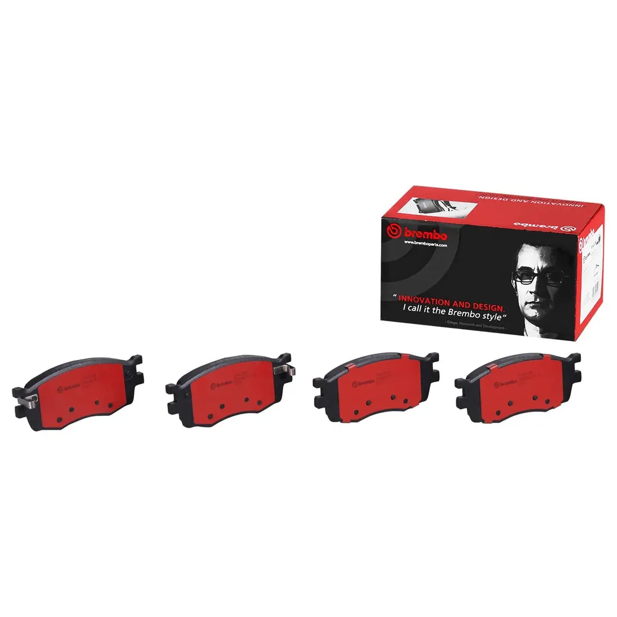 Brembo P30026N Nao Ceramic Brake Pads – Quiet, Low-Dust Performance 1