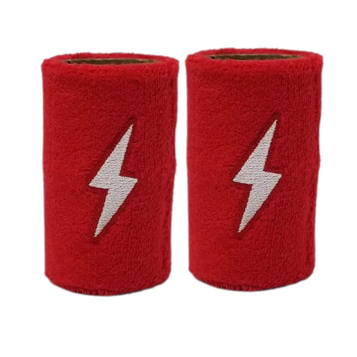 Bruce Bolt Premium Pro 4" Wristbands (2-Pack) - Red 1