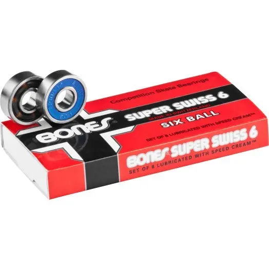 Bones® Super Swiss 6 Ball ® Bearings (8 Pack) 1