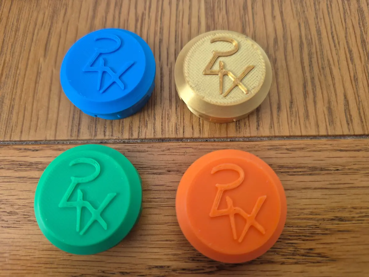 Per4max Coloured Castor Pot Caps 1