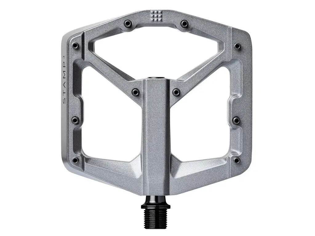 Crankbrothers Flat Pedal Stamp 3 Stor Magnesium Grå 1