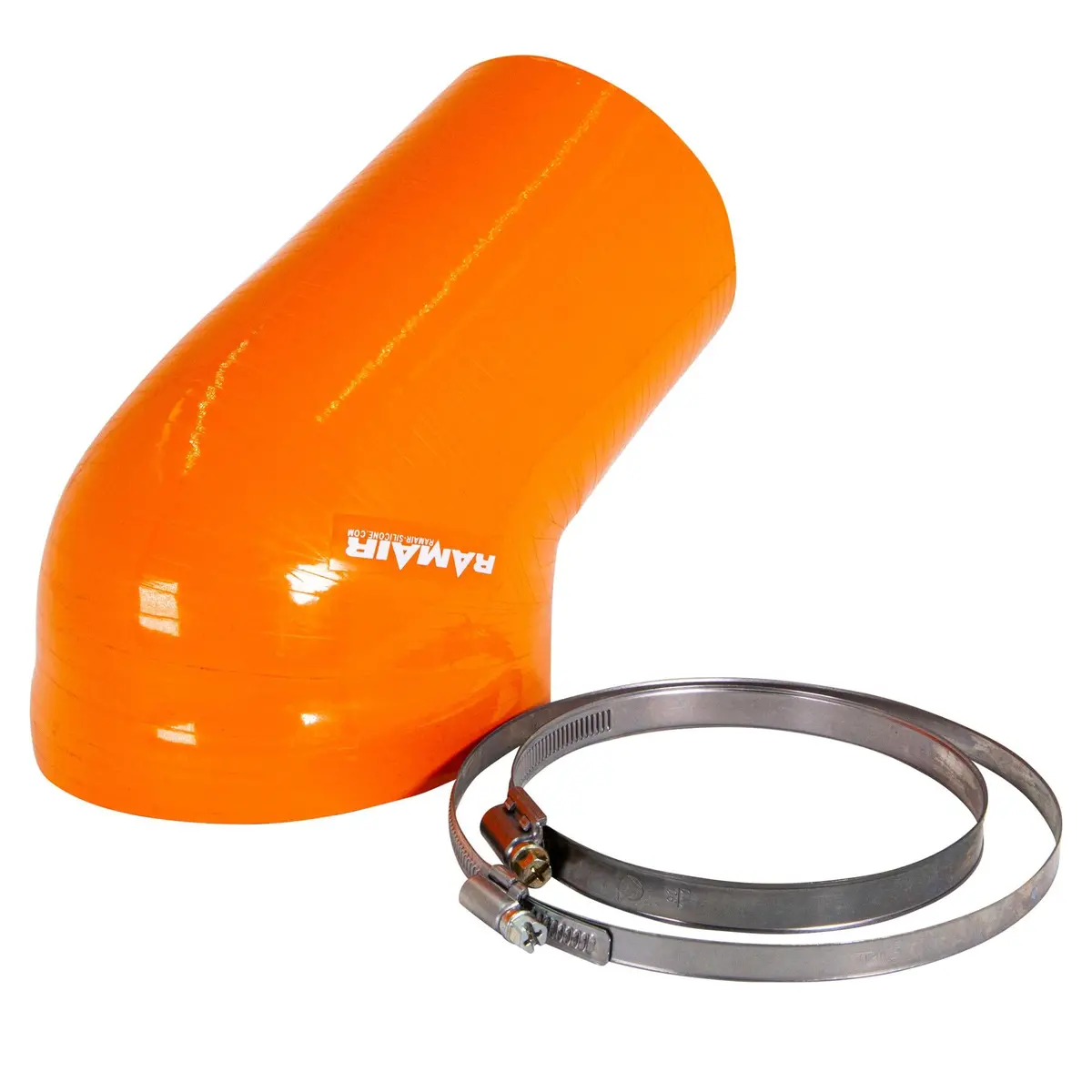 Bmw E46 M3 Orange Silicone Intake Hose 1