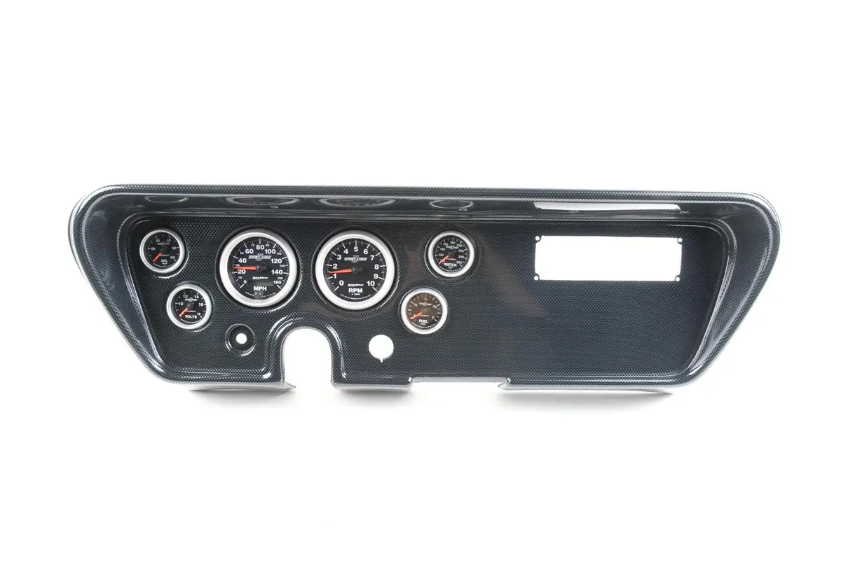 Classic Thunder Road Dash Panel With Autometer Gauges – 411660913 1