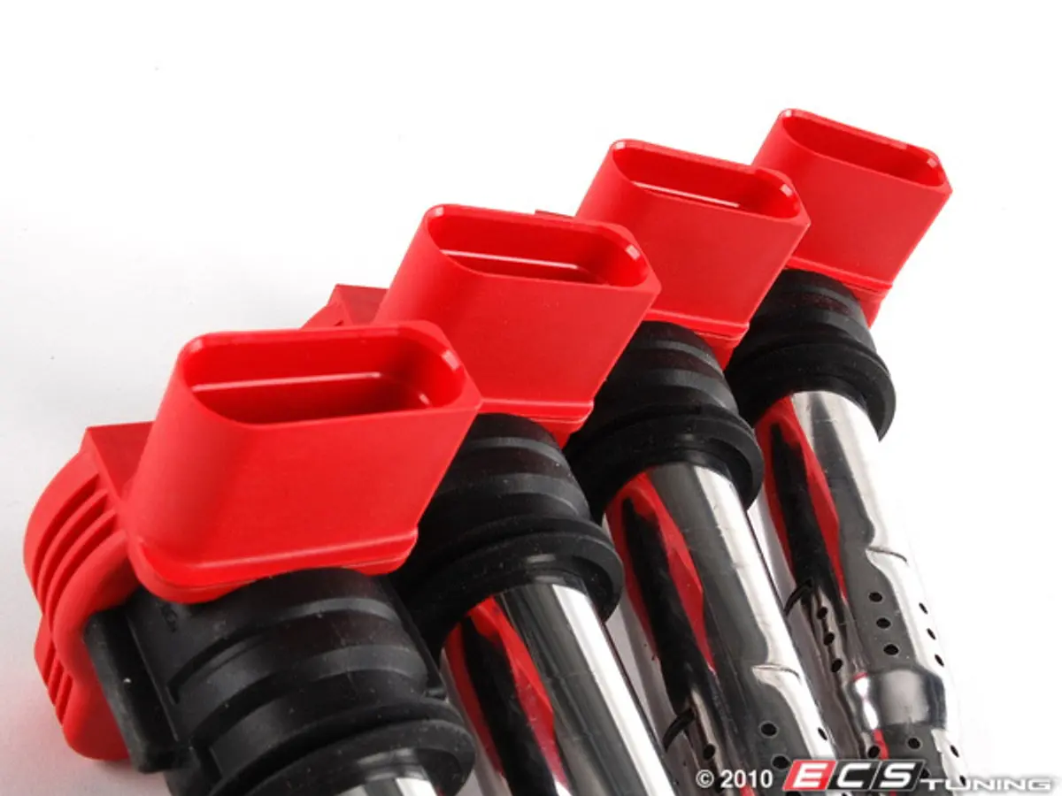 Oem Red 'R8' Ignition Coil Pack Set For 2.0T Vehicles 1