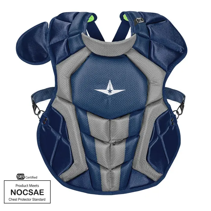 Allstar S7 Axis™ 15.5" (Nocsae) Navy - Catcher's Chest Protector 1