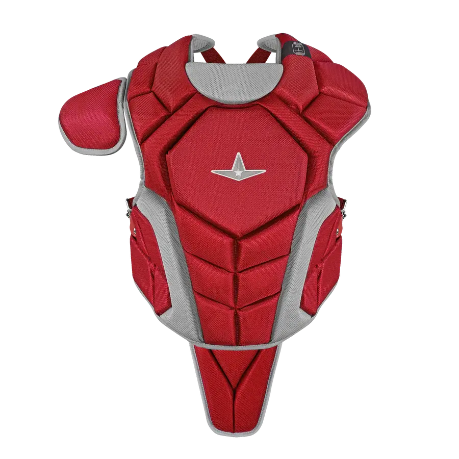 Allstar Top Star Chest Protector - Ages 9-12 - Red 1
