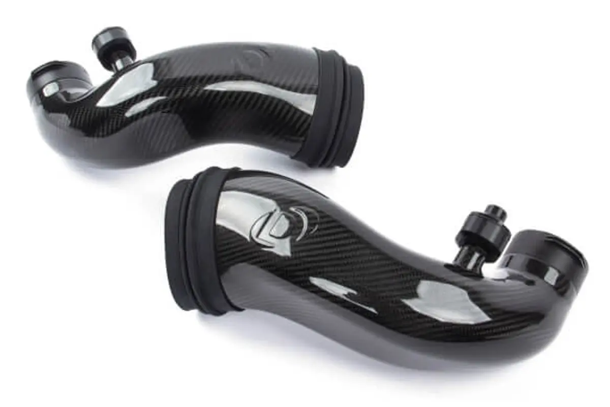 Dinan Carbon Fiber Turbo Inlet Pipes - F90 M5 1