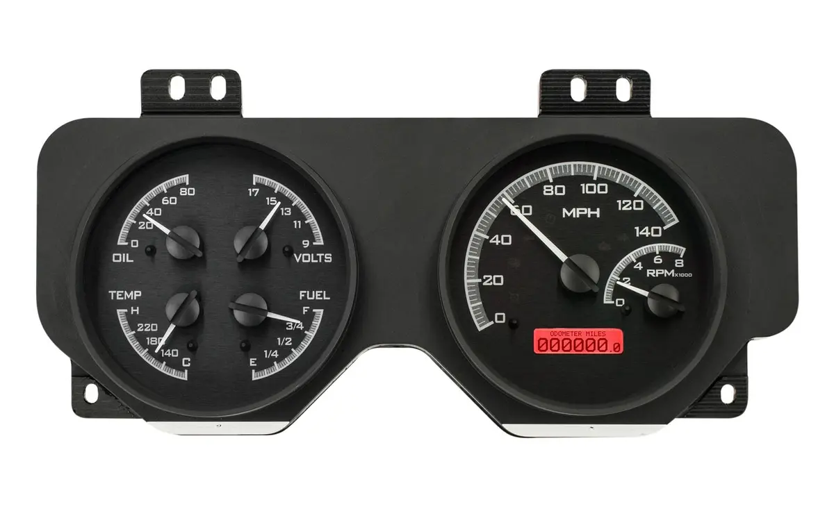 Dakota Digital Vhx-69P-Fir-K-B Direct-Fit Analog Gauge System – Modern Retro Display 1