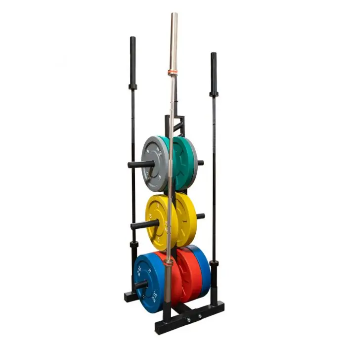 Bumper Plate Tree - 4 Bar Holders 1