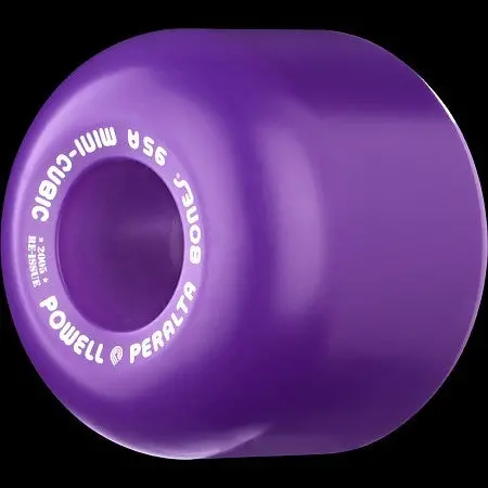 Powell Peralta Mini Cubic Wheels 64Mm 95A - Purple 1