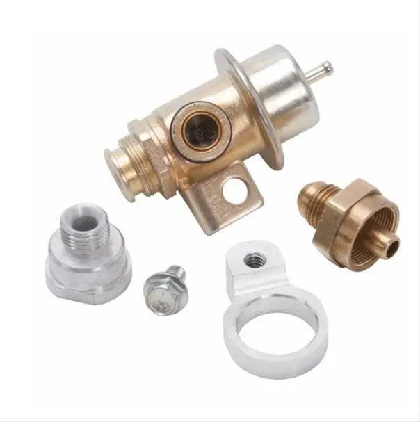 Edelbrock Pro-Flo 4 Fuel Pressure Regulator - 17401, Adjustable Inline Unit 1