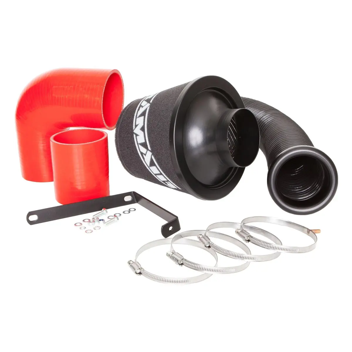 Vw Golf Mk5 R32 3.2 V6 Red Performance Cone Air Filter Intake Kit 1