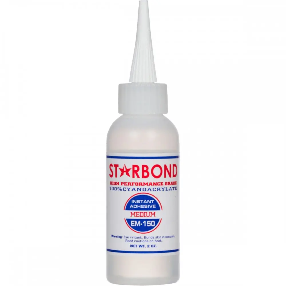Starbond Medium Black Ca Adhesive( Cyanoacrylate) Em-150 2 Oz Size 1