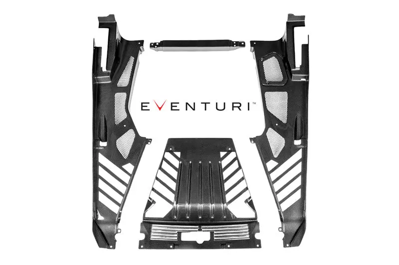 Eventuri Carbon Fibre Engine Cover Set - Lamborghini Huracan 1