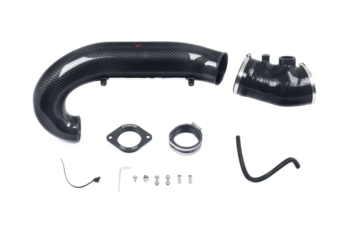 Eventuri Carbon Fibre Turbo Tube V3 - Honda Civic Type R Fk8 1