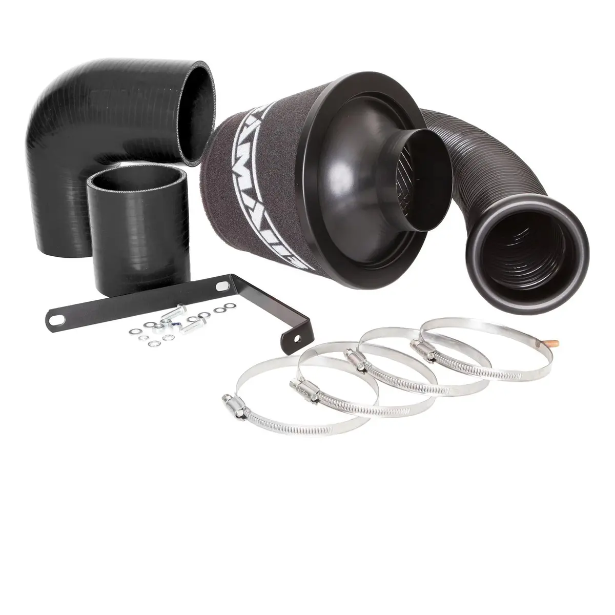 Vw Golf Mk5 R32 3.2 V6 Black Performance Cone Air Filter Intake Kit 1