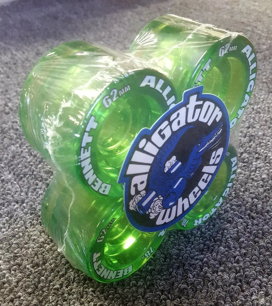Bennett Alligator Wheels 62Mm 78A Reissue Translucent Green 1