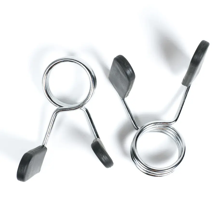 Olympic Spring Collars, With Rubber Coated Handles - 1 Pair 1