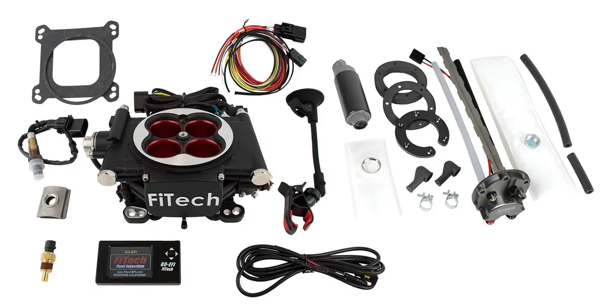 Fitech Go Efi 4 Self-Tuning Fuel Injection System – 600 Hp Capacity With Integrated In-Tank Fuel Module, Model 36204 1