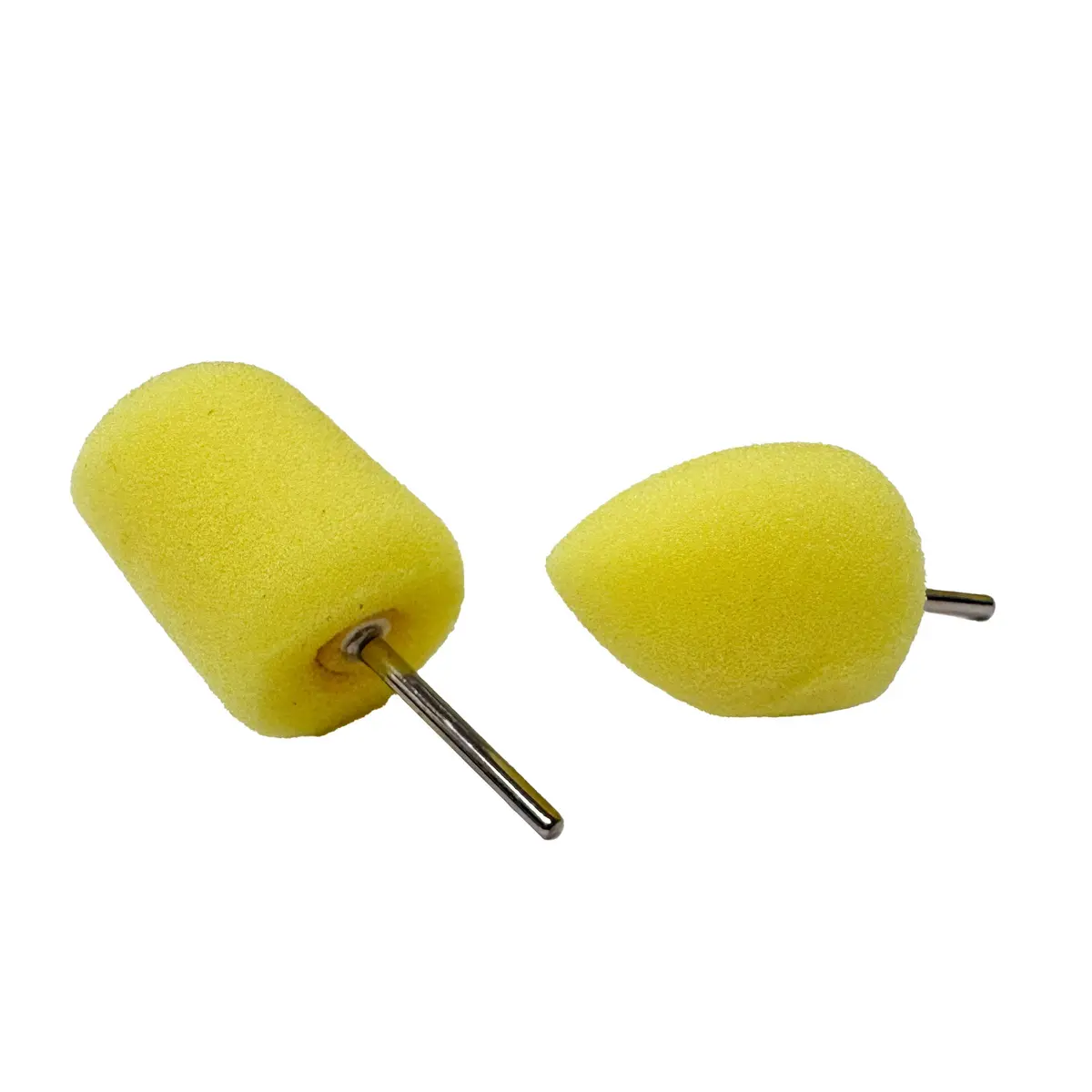 5 Pack Foam Polishing Pads - Tapered Cones & Cylinders On 1/8" Shank 1