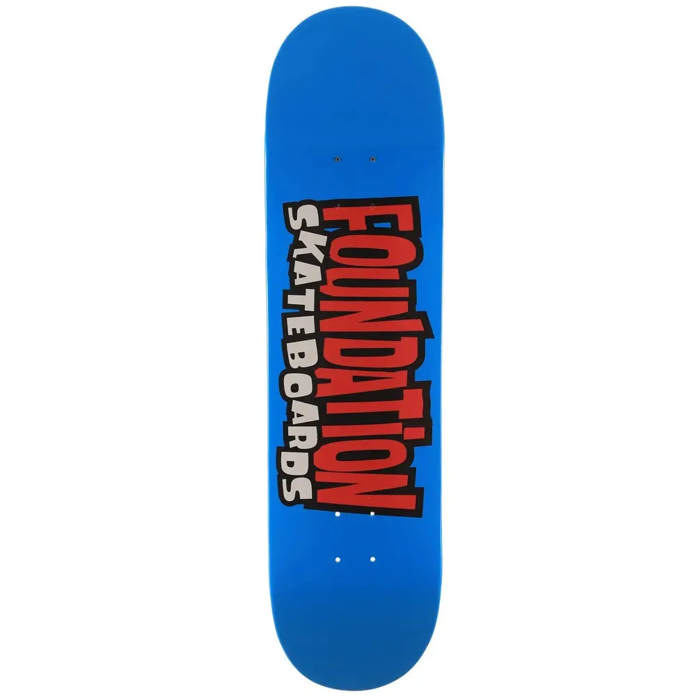 Foundation Skateboards From The&Nbsp; 90'S Blue 8.25 Inch Wide Deck 1
