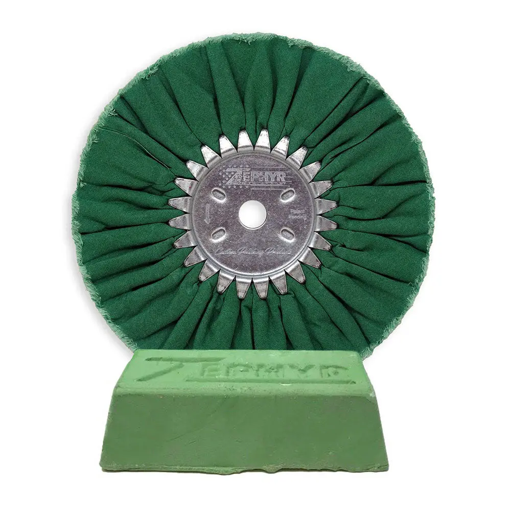 8" Airway Buffing Wheel With Junior Bar Of Polishing Compound Kits 2