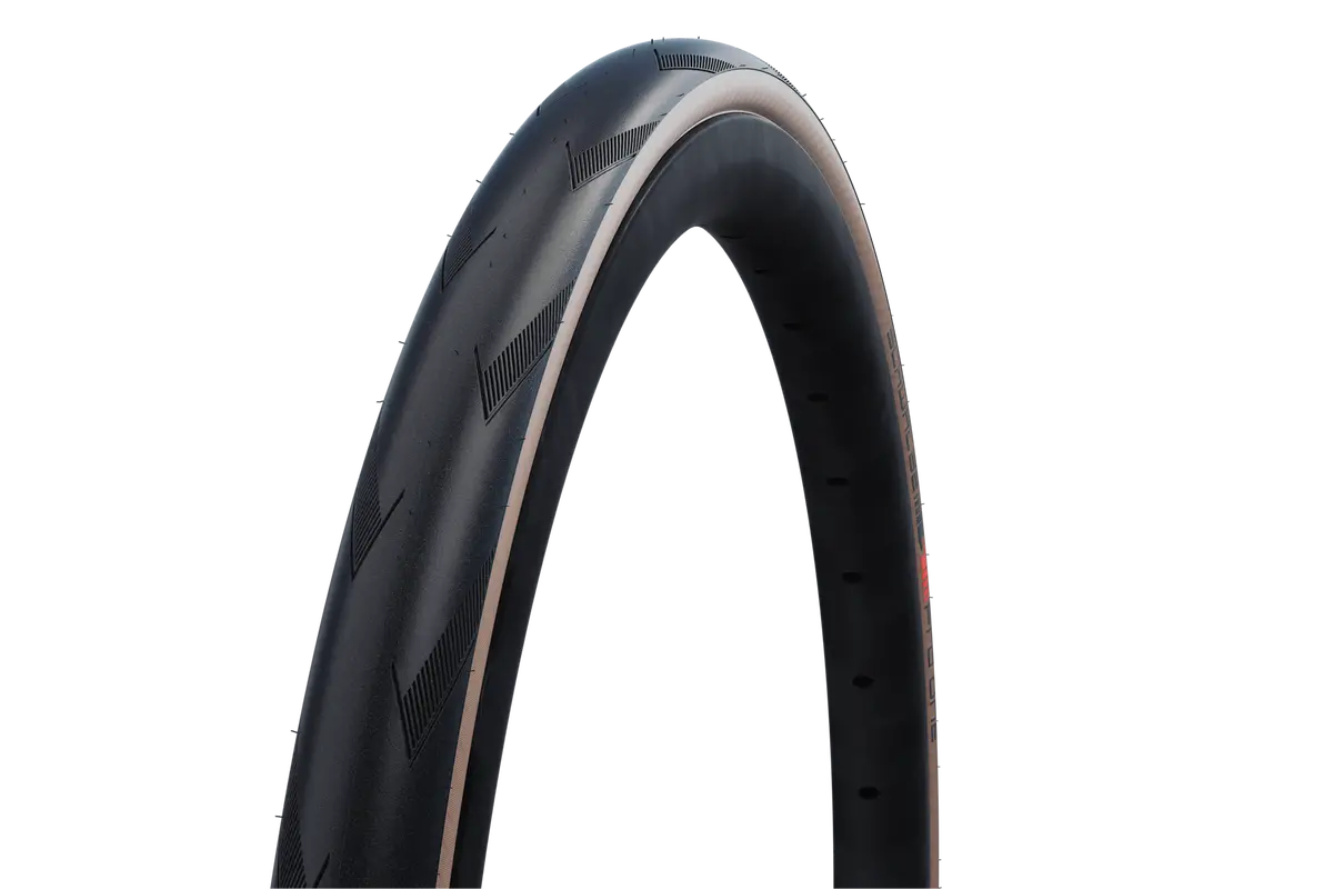 Schwalbe Pro One Tubeless Road Tyres - Transparent Sidewall (Pair) 1