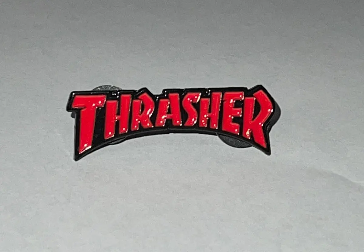 Thrasher Skateboard Mag Pin 1