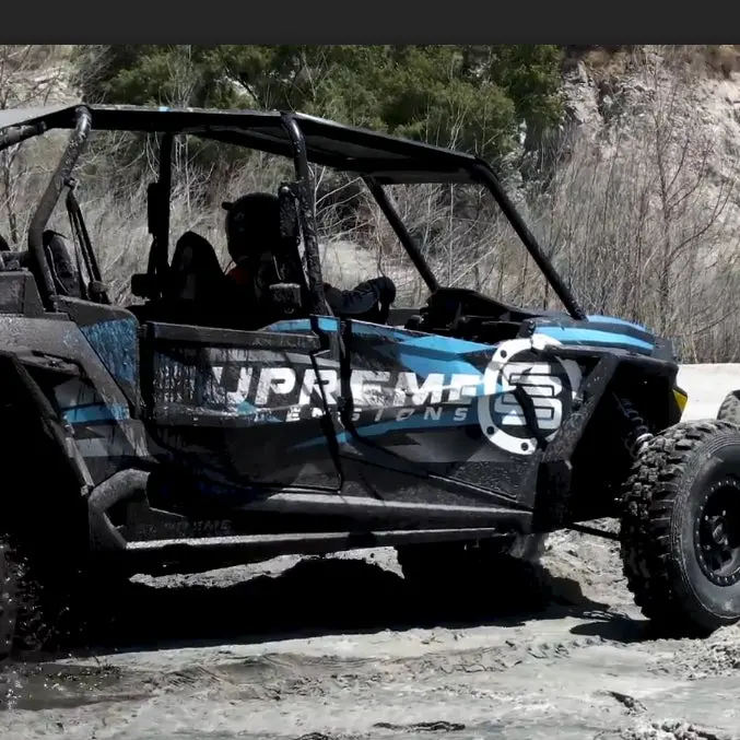 14-19 Polaris Rzr Xp 1000 2 & 4 Seater Utv Front & Rear Lower Door Insert Panels 1