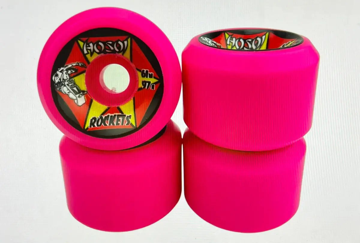 Hosoi Rockets Skateboard Wheels Pink 1