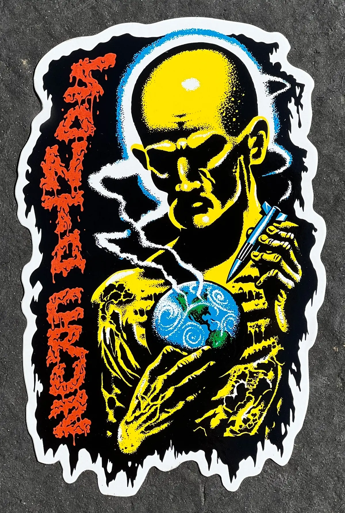 Santa Cruz Jeff Kendall End Of The World Skateboard Sticker 1