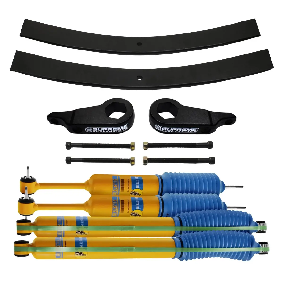 1998-2011 Ford Ranger Full Add-A-Leaf Rear Suspension Lift Kit & Bilstein Shocks 4Wd 1