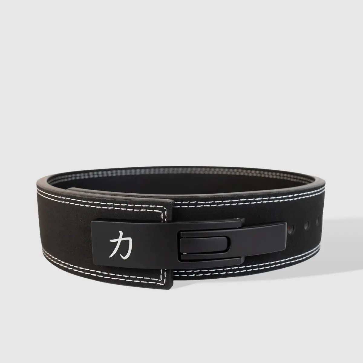Narrow 7.6Cm Black Lever Belt, 10Mm - Ipf Approved 1