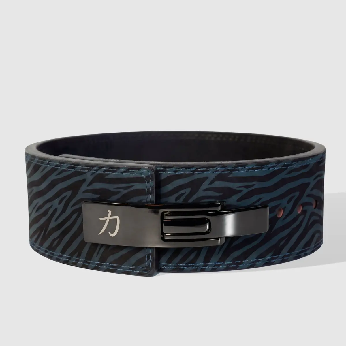 Blue Tiger Print Lever Belt, 10Mm - Ipf Approved 2