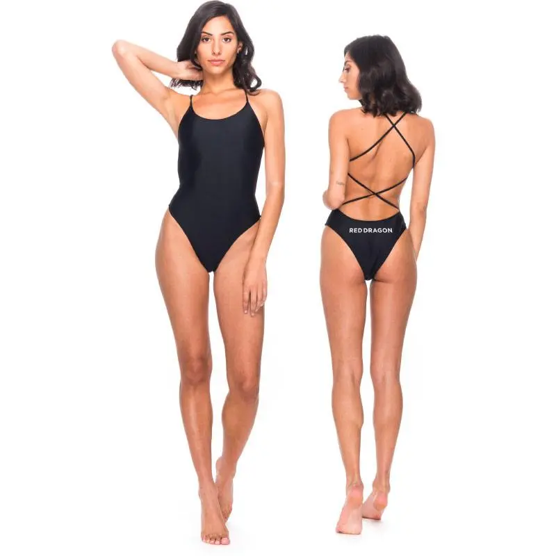 Rds Womens Swimsuit Logotype Black 1