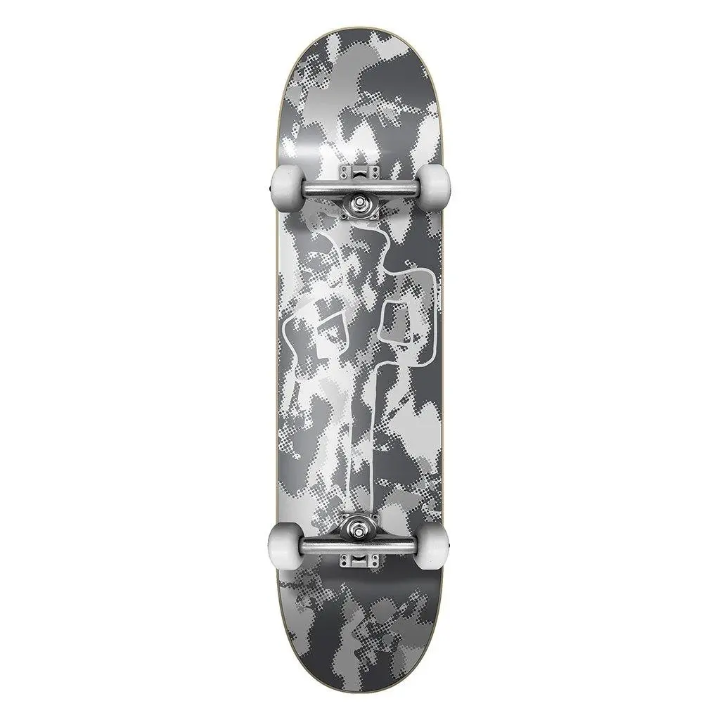 Rds Complete Skateboard Snow Camo 7.5 Inch Wide 1
