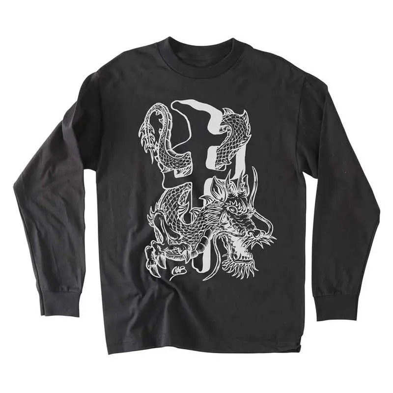 Rds X Steve Caballero Long Sleeve T-Shirt Black / White 1