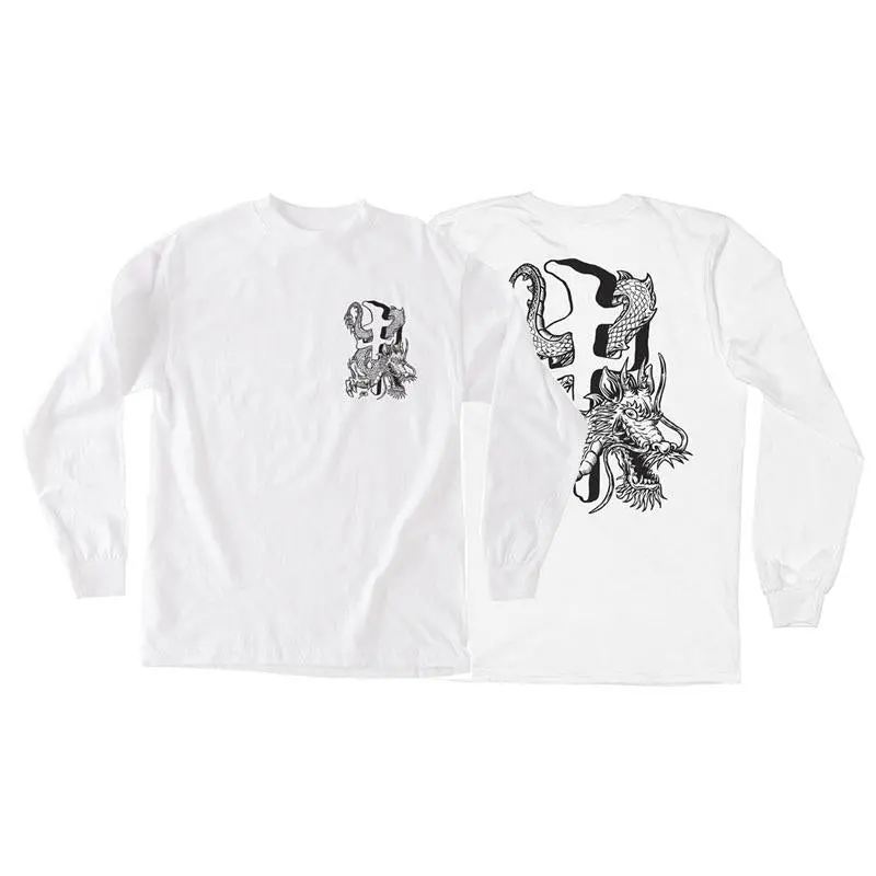 Rds X Steve Caballero Long Sleeve T-Shirt White /Black 1