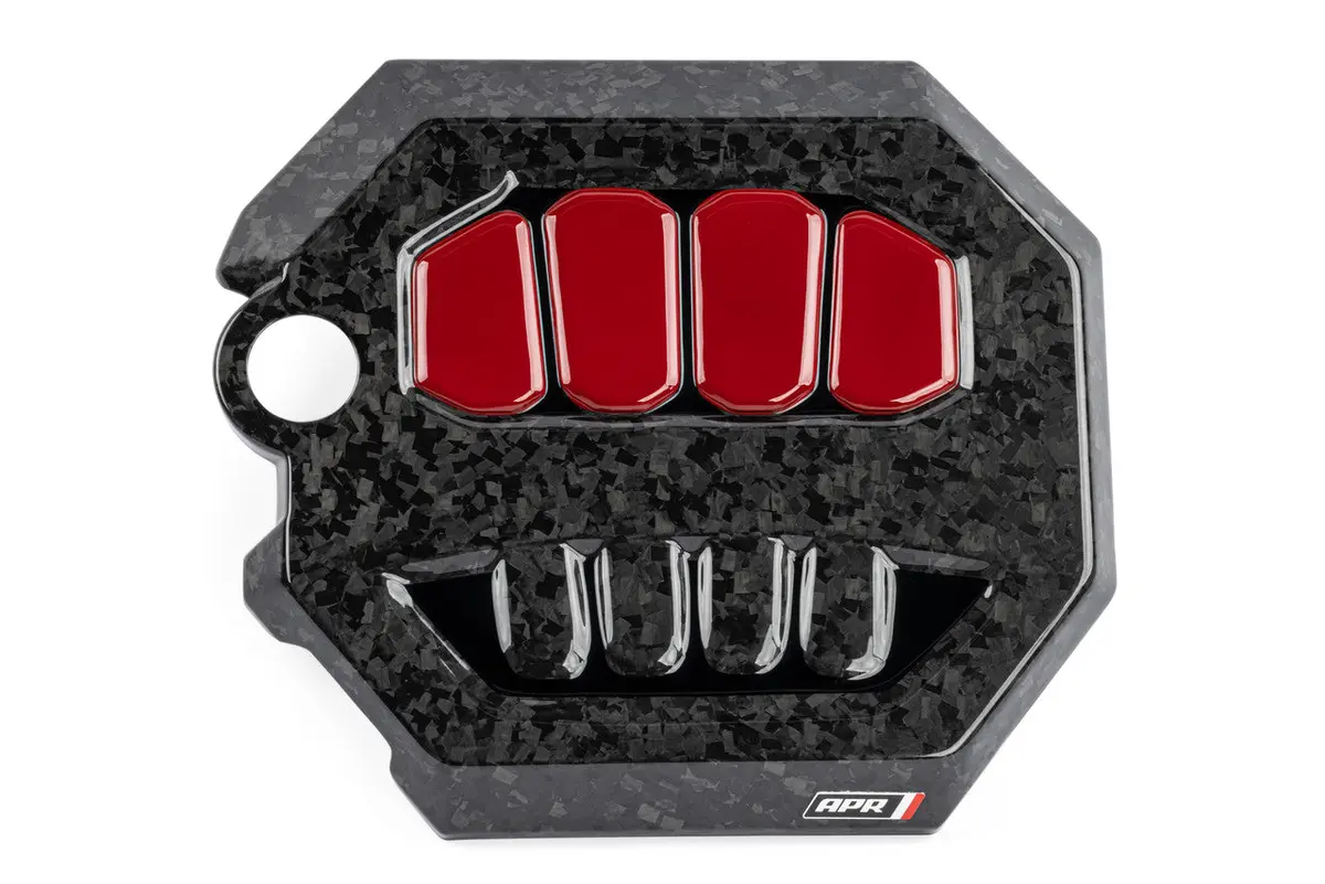 Apr Exotic Gloss Forged Carbon Fiber Engine Cover For Mqb Evo / Mk8 Golf / 8Y A3 2.0T 1