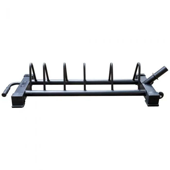 Bumper Plate Toast Rack – Horizontal Storage, Black 1