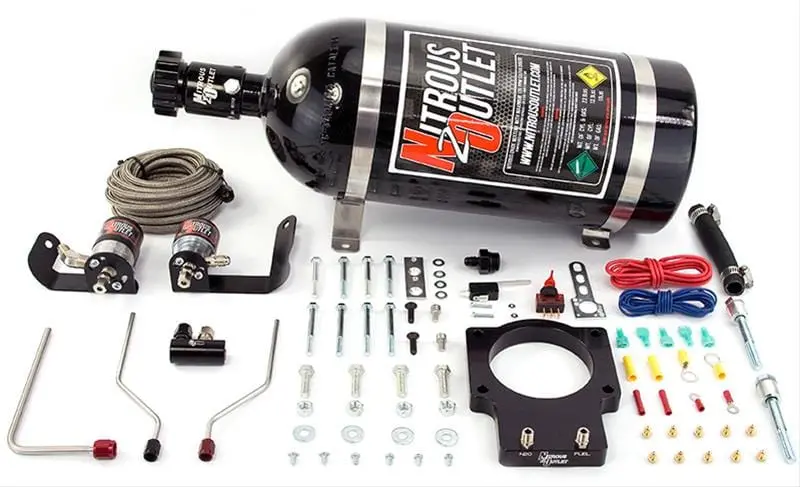 Nitrous Outlet Plate Nitrous System – Tunable Dual-Nozzle Setup With 90 Hp Jetting 1