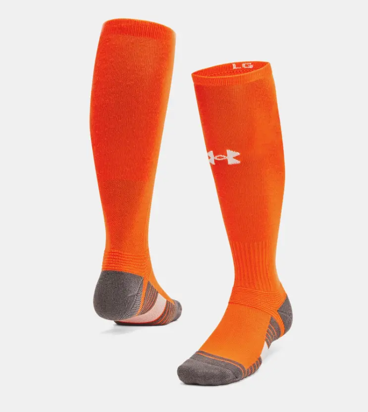 Under Armour Unisex Ua Team Baseball Socks - Orange 1