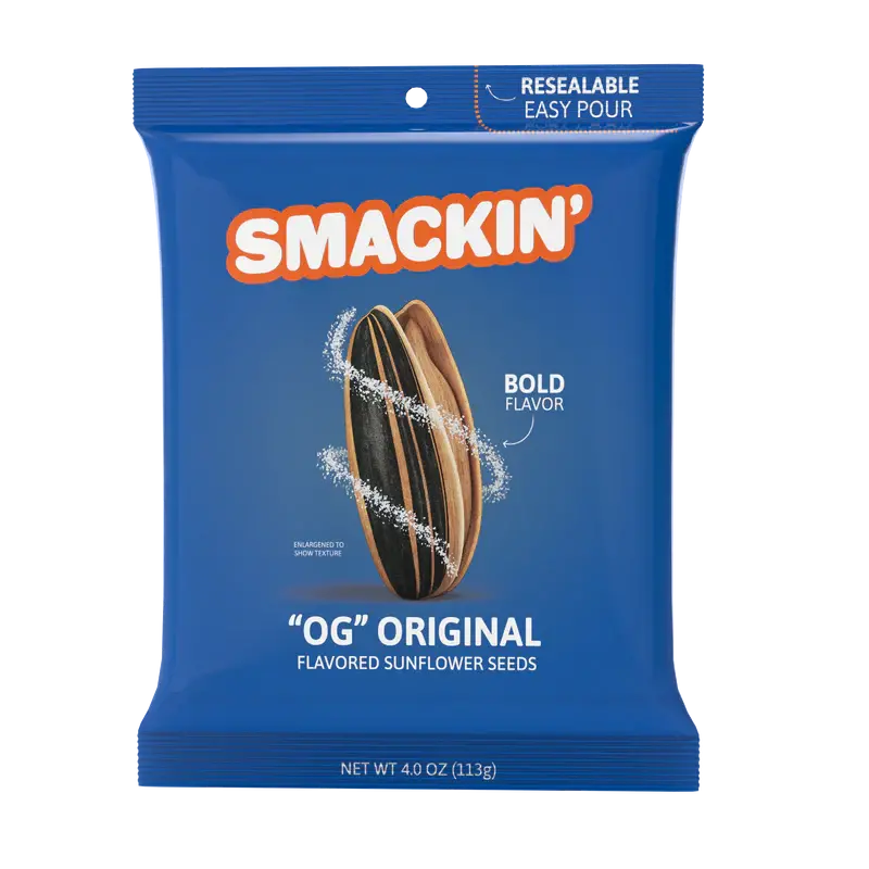 Smackin' Sunflower Seeds 4 Oz. (8 Flavours) 1