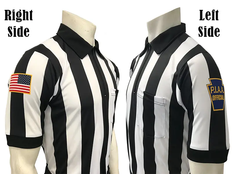 Womens Piaa Smitty 2" Stripe Short Sleeve Shirt 1