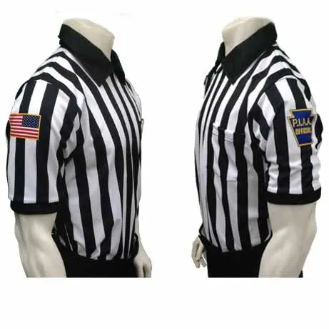 Piaa Women's Short Sleeve 1" Stripe Collared Shirt 1